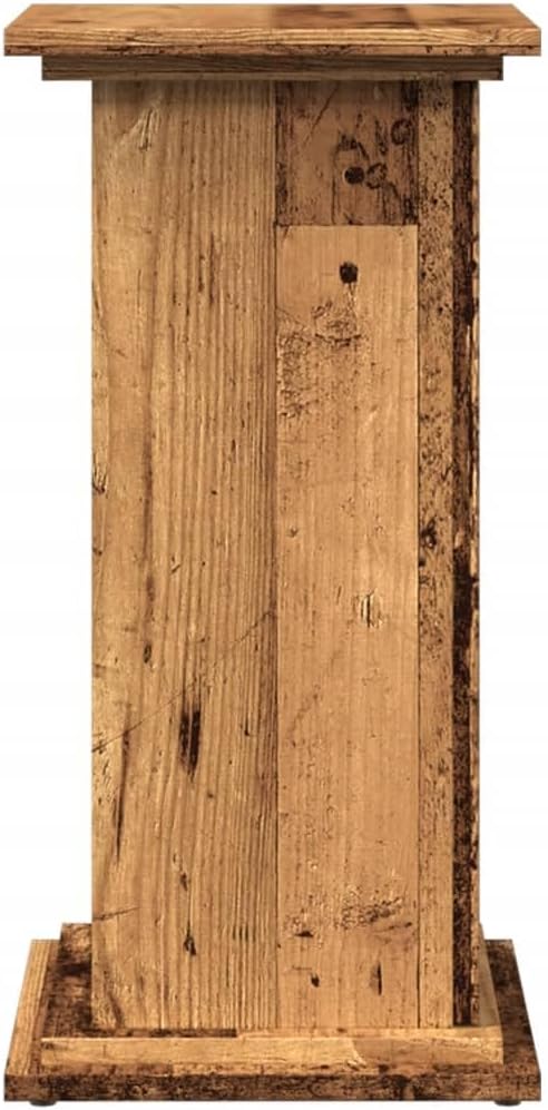 vidaXL Postament mit Stauraum Altholz-Optik 31x30x60 cm Holzwerkstoff 31 x 30 x 60 cm Braun, 31 x 30
