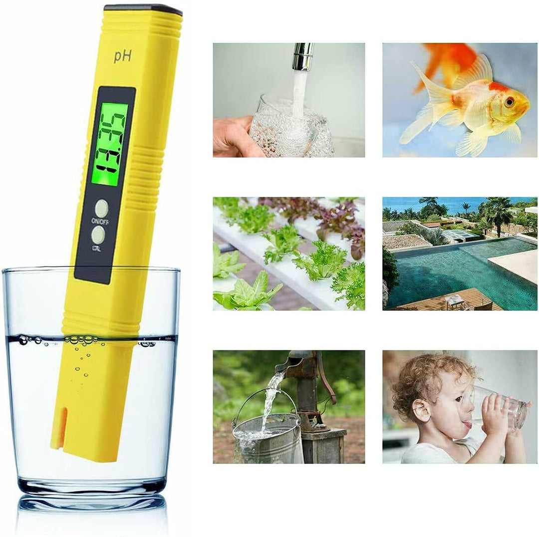 L41CS Digitales pH Messgerät mit LCD Anzeige – Präziser pH-Wert und TDS/EC, Wasserqualitäts-Tester f