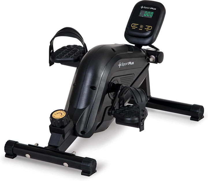 SportPlus | 2022 Modell | Beintrainer für zuhause &amp; Büro, Mini-Heimtrainer mit Magnet-Bremse &amp; 8 Wid