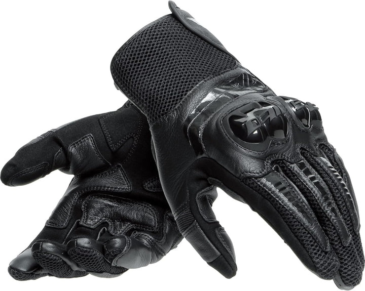 Dainese Mig 3 Unisex Leather Gloves, Motorradhandschuhe Leder mit Protektoren, für Damen und Herren,
