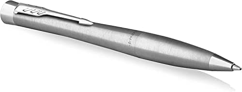 Parker Urban Kugelschreiber | Metro Metallic | mittlere Spitze | Blaue Tinte | Geschenkbox Geschenkb