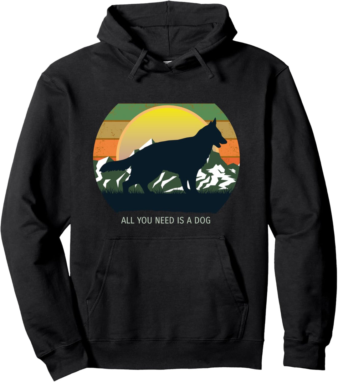 Deutscher Schäferhund Kapuzenpullover Geschenk Idee Pullover Hoodie