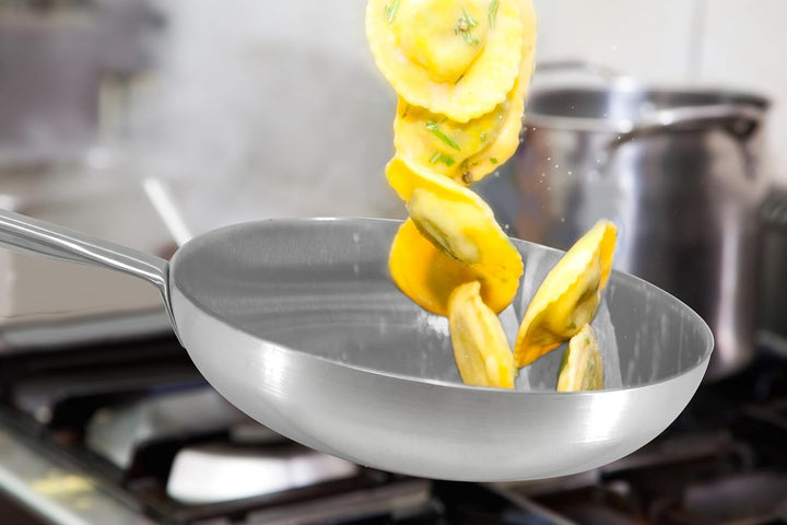 METRO Professional Pastapfanne | Ø 28 cm | unbeschichtet | Aluminium | backofenfest bis 240°C | Nude