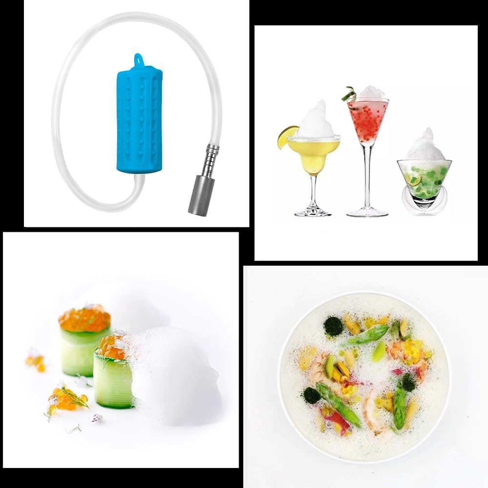 DUEBEL Schaum-Kit für molekulare Gastronomie Kochen, effizientes Schaumherstellungs-Kit für Lebensmi