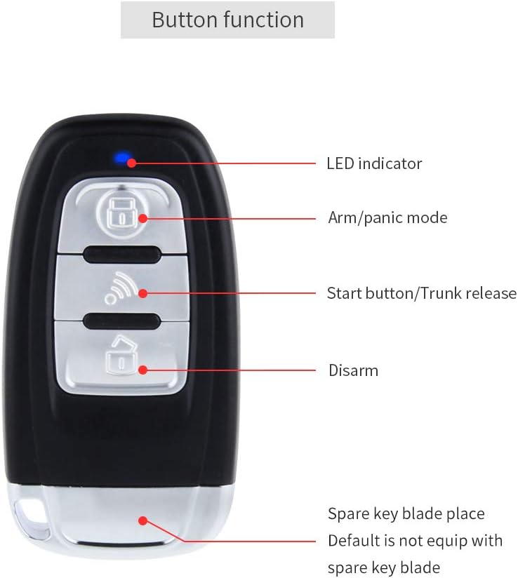 EasyGuard Smart RFID PKE Auto Alarm System Passive Keyless Entry Auto Engine Start Push Button Start