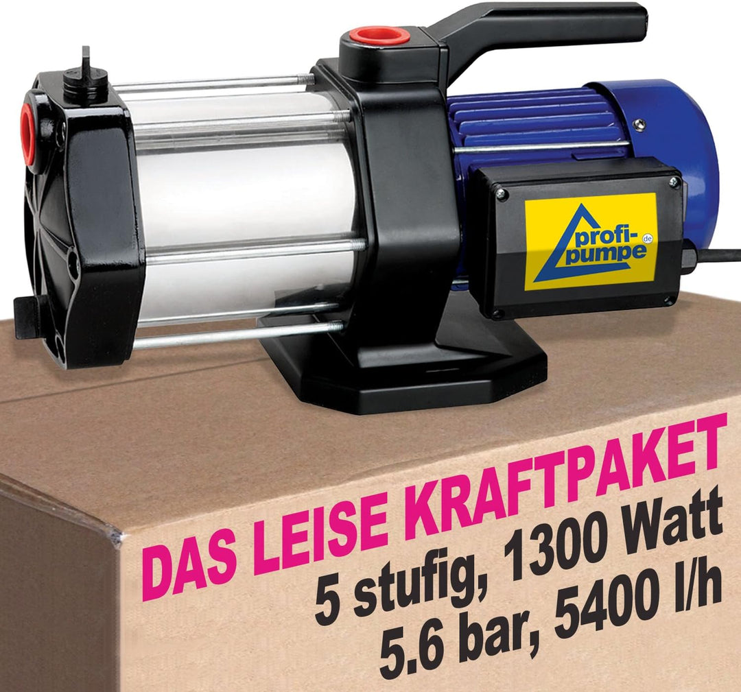 Kreiselpumpe Hauswasserwerk Regenwasserpumpe Hauswasserautomat Inno-Tec 5-Stufige laufruhige Pumpe f
