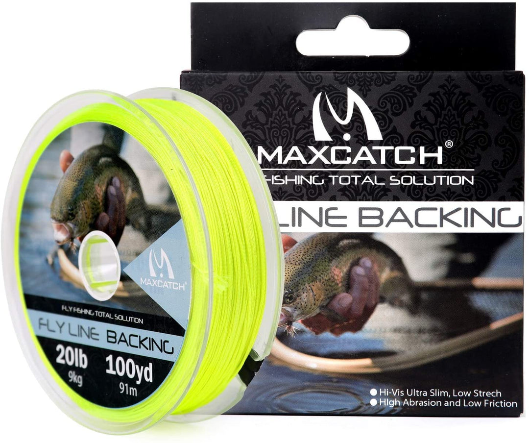MAXIMUMCATCH Fliegenfischen Backing Fliegenfischen geflochtene Nylon Schnüre 20/30lb,100/300yards 30