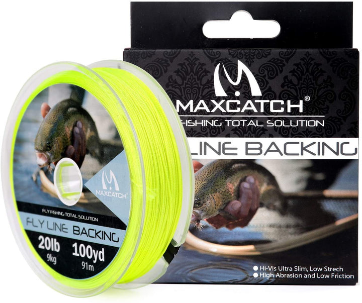MAXIMUMCATCH Fliegenfischen Backing Fliegenfischen geflochtene Nylon Schnüre 20/30lb,100/300yards 30