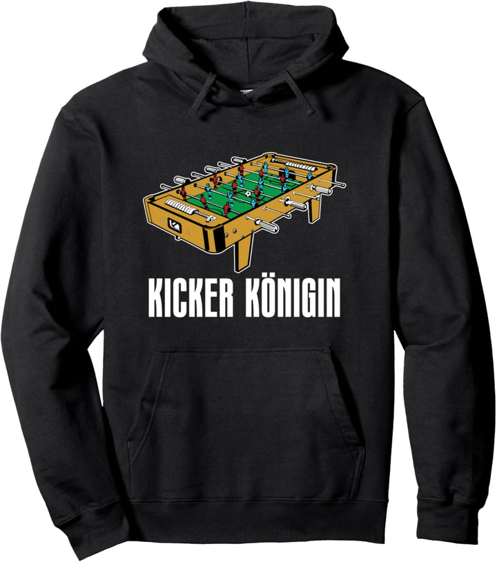 Tischfussball Kickern Tischkicker Geschenk - Kicker Königin Pullover Hoodie