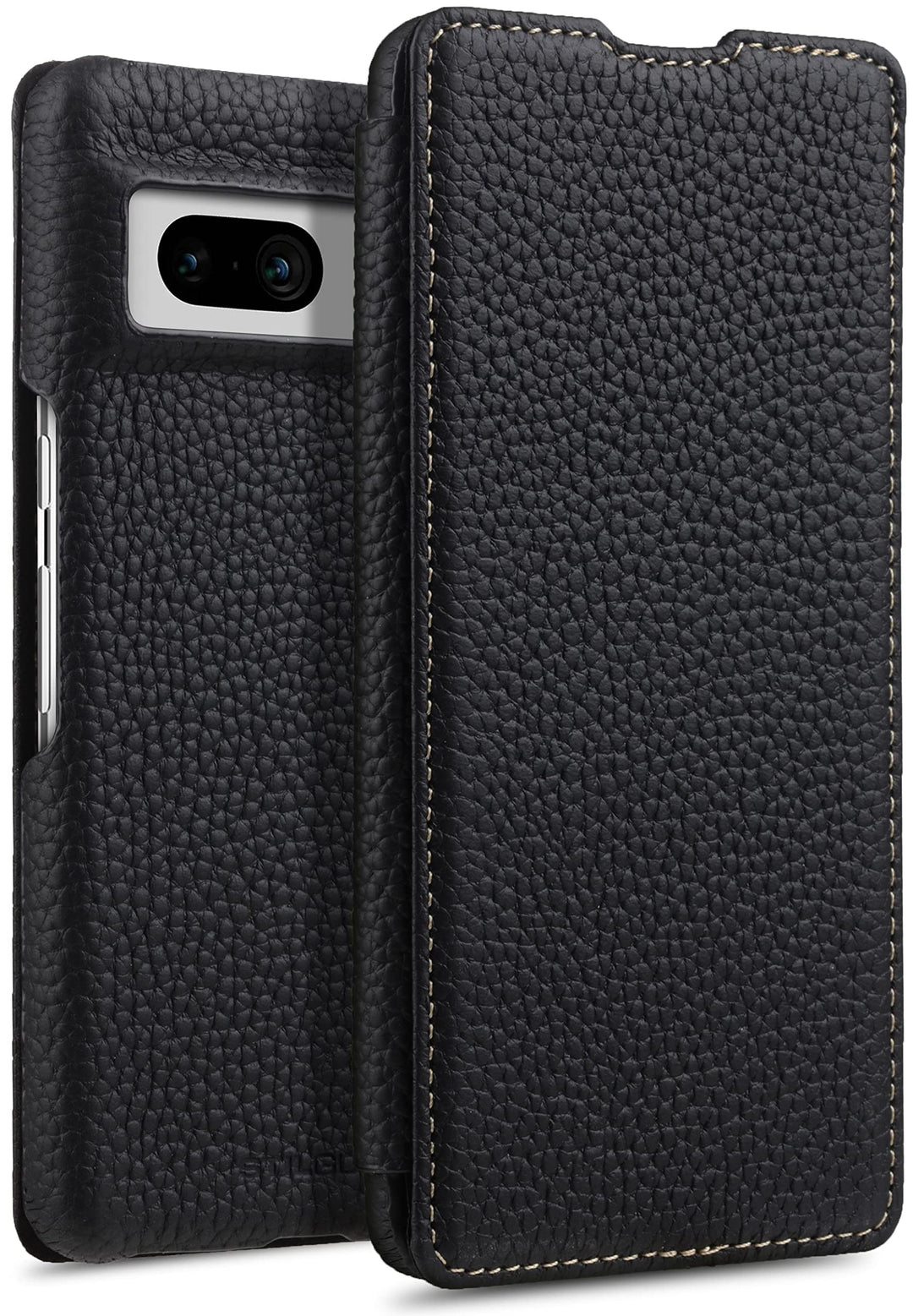STILGUT Book Case kompatibel mit Google Pixel 7 Hülle aus Leder, Lederhülle, Klapphülle, Handyhülle