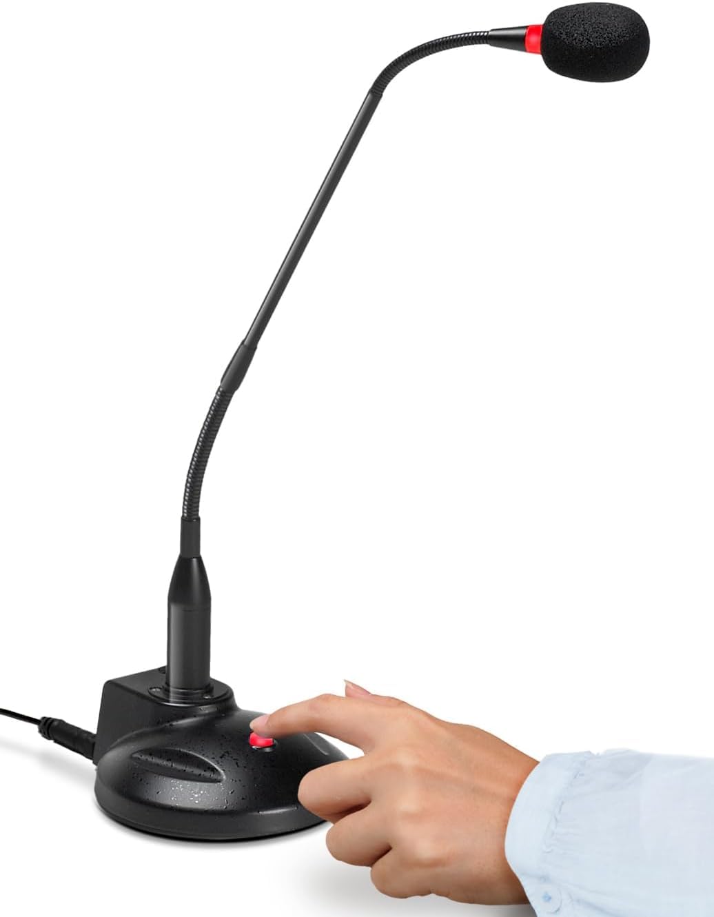 GN-USB-PT Schwanenhals-Push-to-Talk-Mikrofon mit USB-Stecker