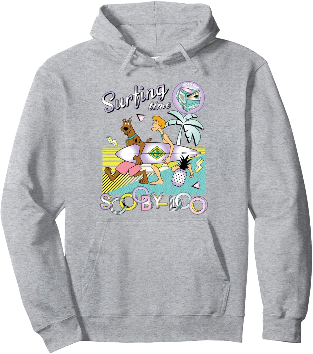 Scooby-Doo and Shaggy Surfing Time Pullover Hoodie