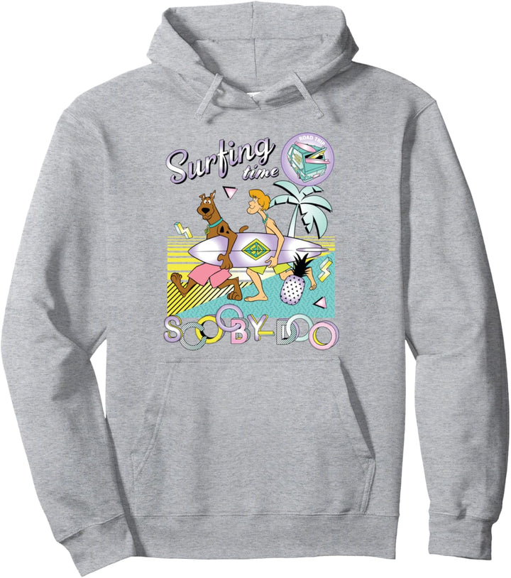Scooby-Doo and Shaggy Surfing Time Pullover Hoodie