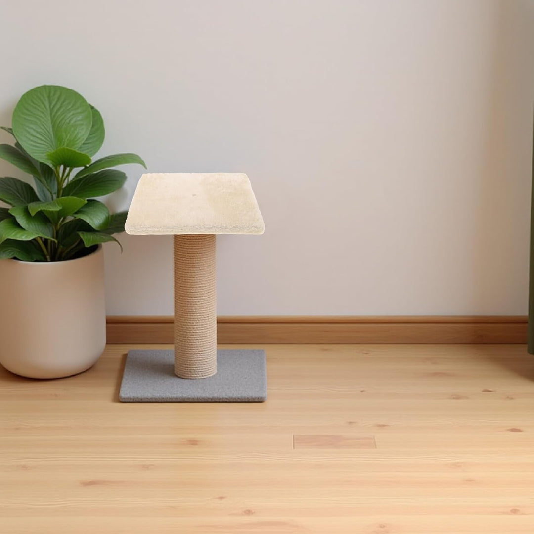 Kisangel Cat Tree Replacement Base Stabile Langlebige Kratzbrett-Basis aus Plüsch Holzwerkstoff Extr
