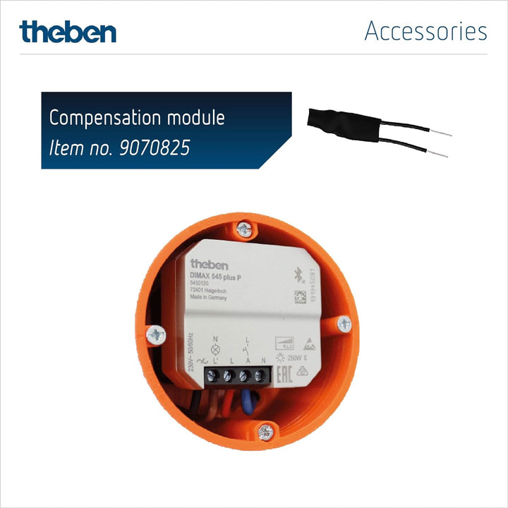 Theben 5450130 DIMAX 545 plus P I Universaldimmer I Universaldimmer mit automatischer Lasterkennung