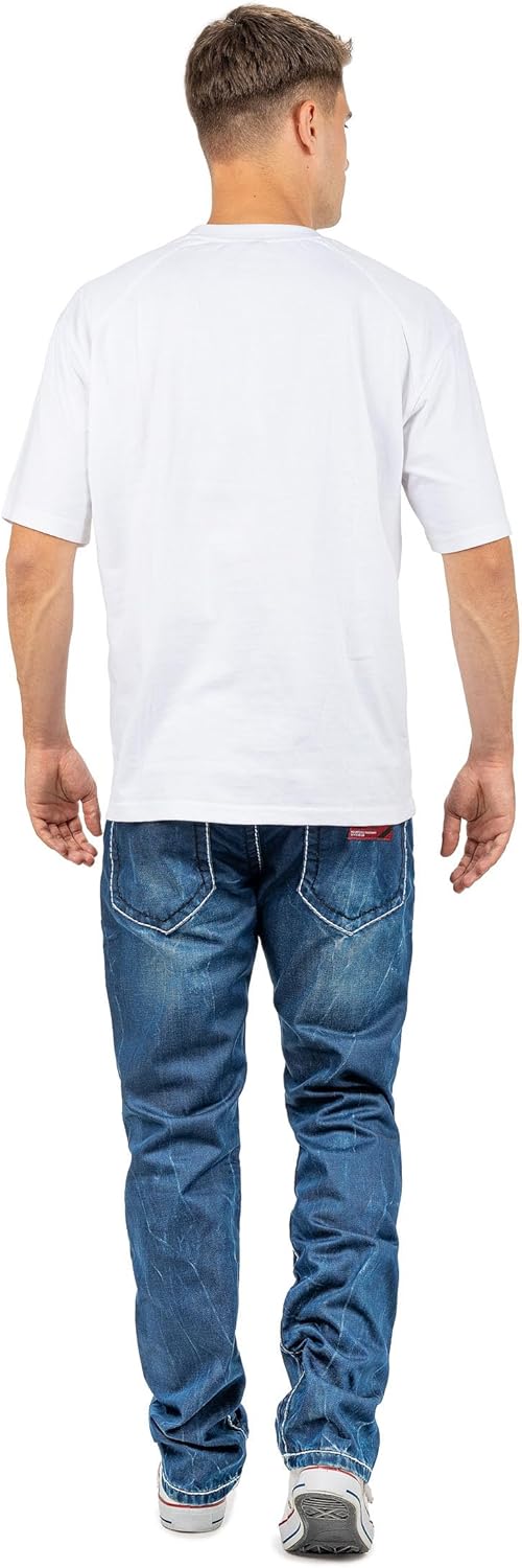 Cipo & Baxx Herren Jeans besonders modische Designs, 30W / 32L