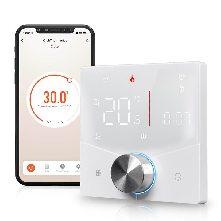 MOES Smart Thermostat für Gas/Warmwasserbereiter,WLAN Raumthermostat Programmierbares Kompatibel Ale