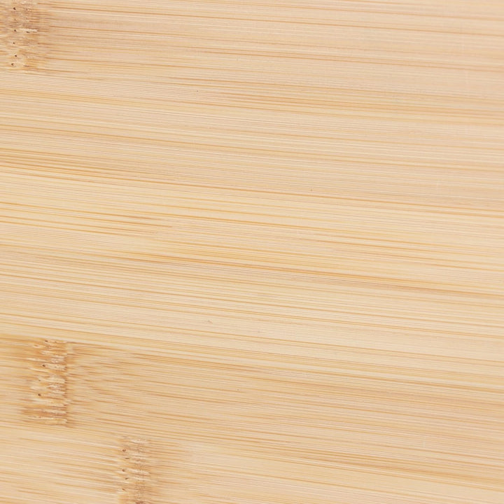 Relaxdays Messerblock magnetisch, doppelseitig, Bambus, HxBxT: 22 x 30 x 10 cm, Messerhalter für 20