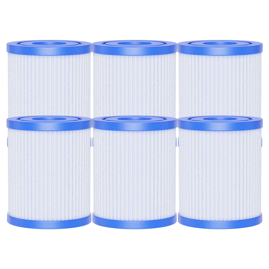 AQUALTRA Filterkartusche Typ I Kompatibel mit 58093, 58511, 58381 und mehr - 89 x 79 mm für Pools bi