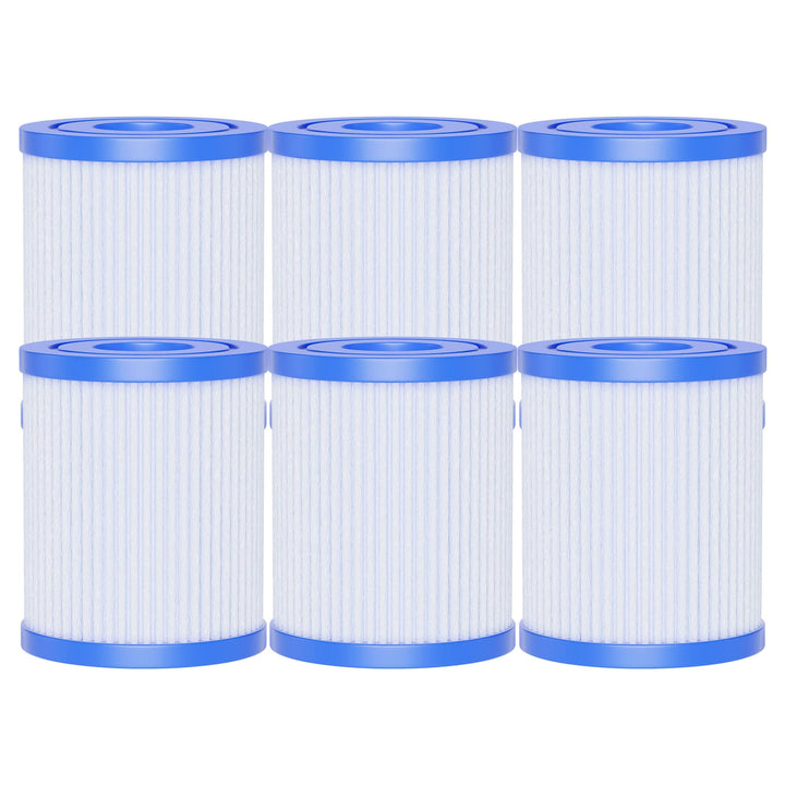 AQUALTRA Filterkartusche Typ I Kompatibel mit 58093, 58511, 58381 und mehr - 89 x 79 mm für Pools bi