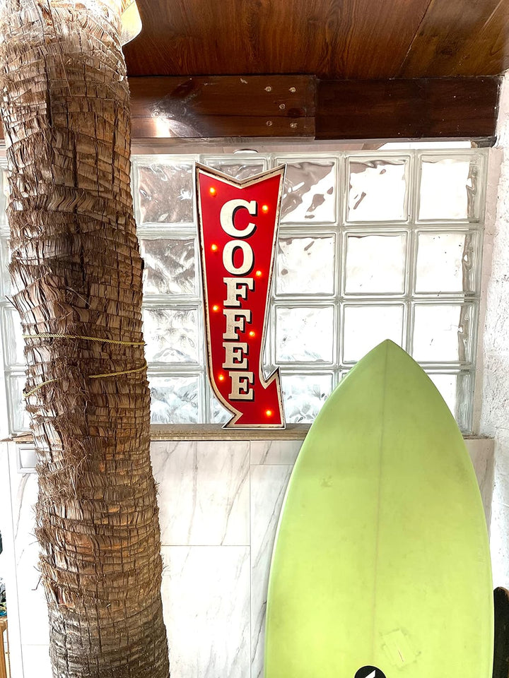 DiiliHiiri Dekoration für Retro Cafés – Dekorationen für Küche und Restaurant, LED Schild, Bar Zubeh