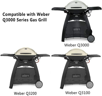 Onlyfire Edelstahl Brennerrohr passend für Weber Q300/Q3000 Serie Gas Grill (Ersatzteil 60036/80387/