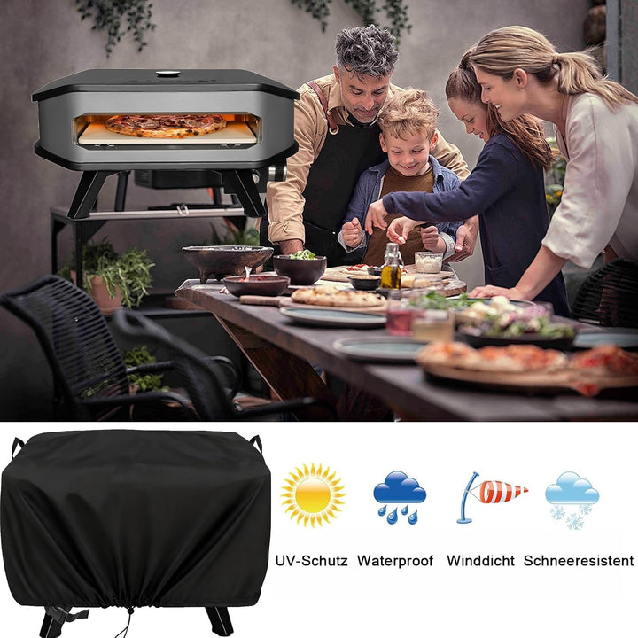 Pizzaofen Abdeckung für Cozze 90349 13" Gas Pizza Ofen,13 Zoll abdeckhaube,Cozze 13 Abdeckung Staubd