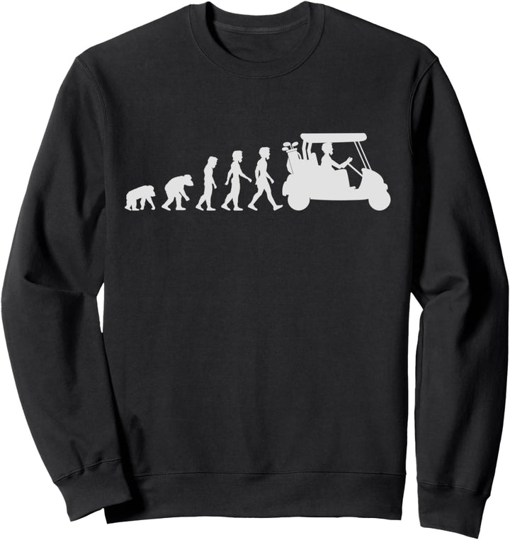 Lustige Entwicklung von Golfgeschenken Sweatshirt