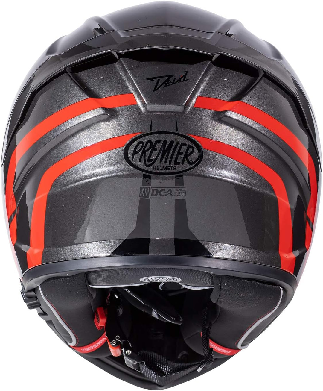 Premier Helm Devil GT 17,GRAU/SCHWARZ/ROT,M