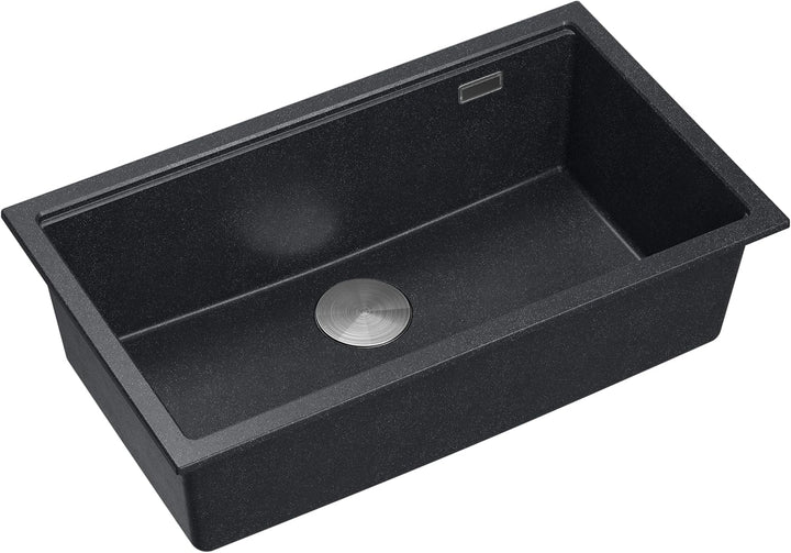 QUADRON | LOGAN 110 | Küchenspüle | 1-Kammer-Spüle | Masse: 70 x 37 x 23,5 cm | Schrankunterbau ab 8