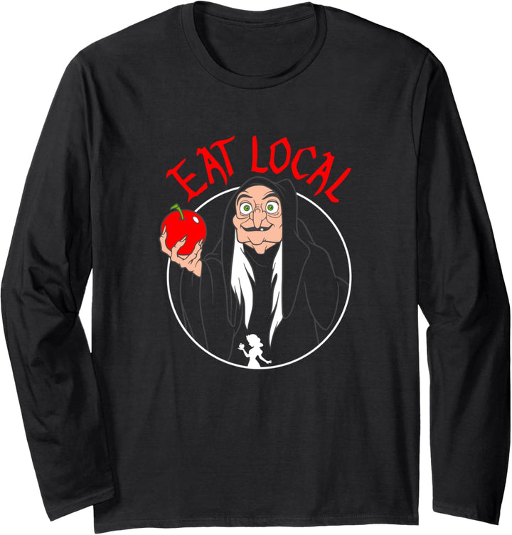 Disney Snow White Wicked Witch Eat Local Portrait Langarmshirt