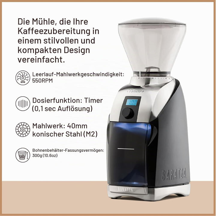 Baratza 587 Elektrische Kaffeemühle, Schwarz