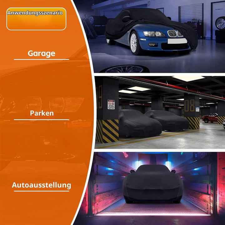 Autoabdeckung Indoor Kompatibel mit BMW Z3 1996-2002, Stretch Soft Satin Massgeschneidert Atmungsakt