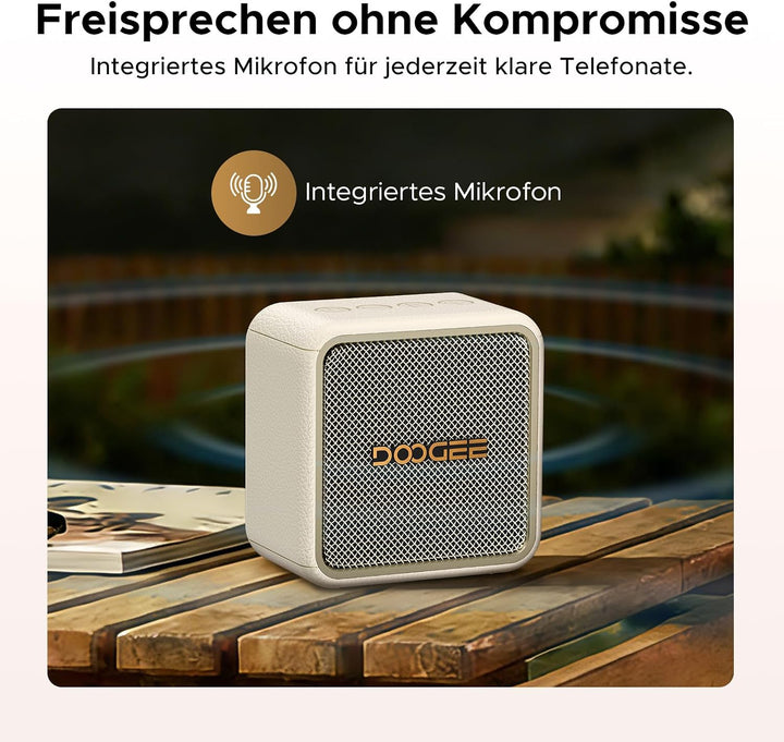 Field Pulse Tragbarer Lautsprecher, Kabellos Koppelbar Lautsprecher über 16 Std Akku, IP67 Staub und