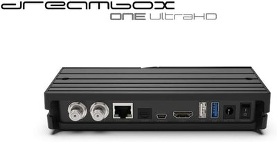 Dreambox 13392 One Ultra HD 2x DVB-S2X Multistream Tuner (4K, 2160p, E2 Linux, Dual Wifi H.265, HEVC