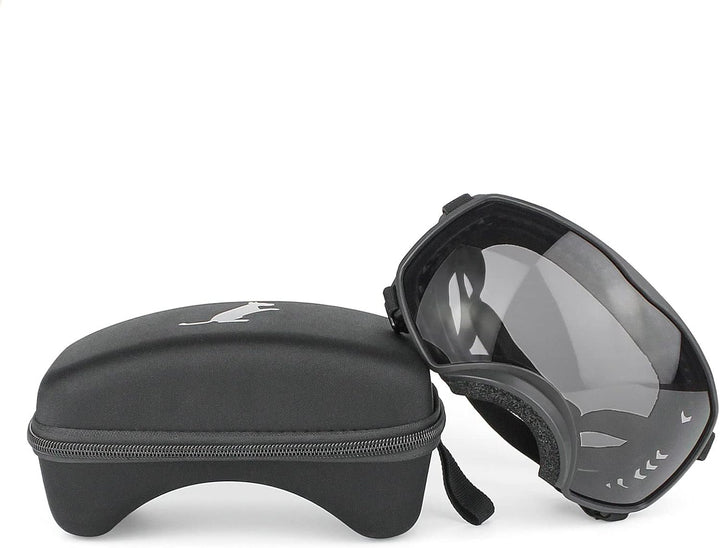 NAMSAN Hundebrille mit Weit Sichtfeld, UV-Schutz Sonnenbrille für Gross Hunde, Augen Schützen Hunde