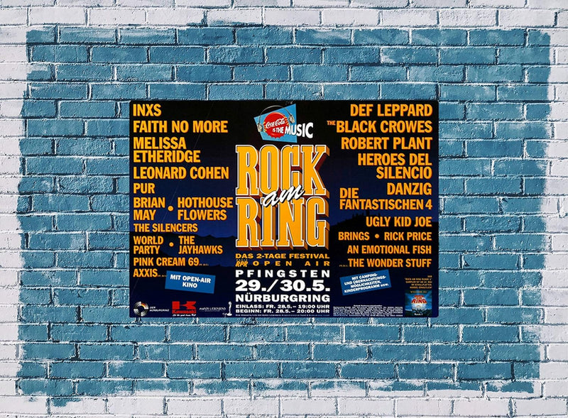 Rock AM Ring & Park - 1993, Rock am Ring 1993 » Konzertplakat/Premium Poster | Live Konzert Veransta