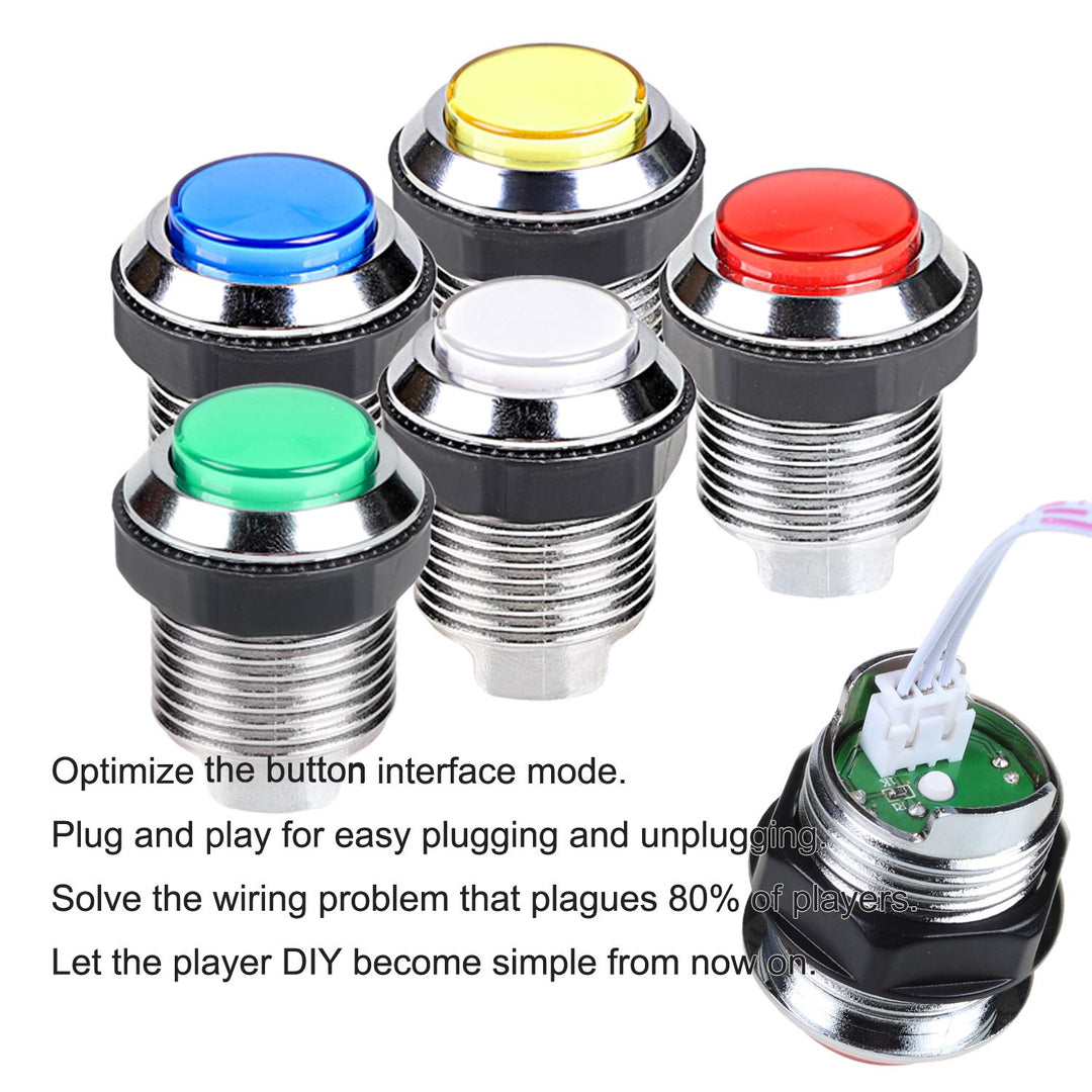 EG STARTS 2 Spieler Arcade Joystick und Tasten Classic Arcade Contest DIY Retropie Schrank Kits USB-