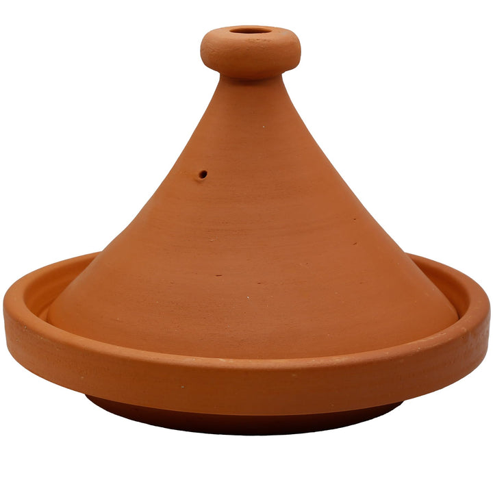 Tajine Schmortopf aus Ton – Ø 34 cm Marokkanisch Kochen für 4-6 Personen – Tagine unglasierter Garto