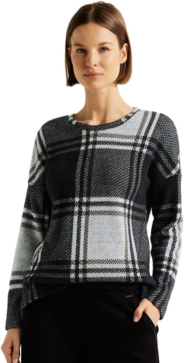 Cecil Damen Langarmshirt XXL Schwarz, XXL Schwarz