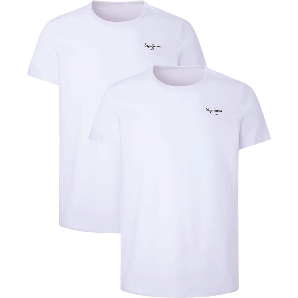 Pepe Jeans Herren Underwear (2er Pack) XXL White (White), XXL White (White)