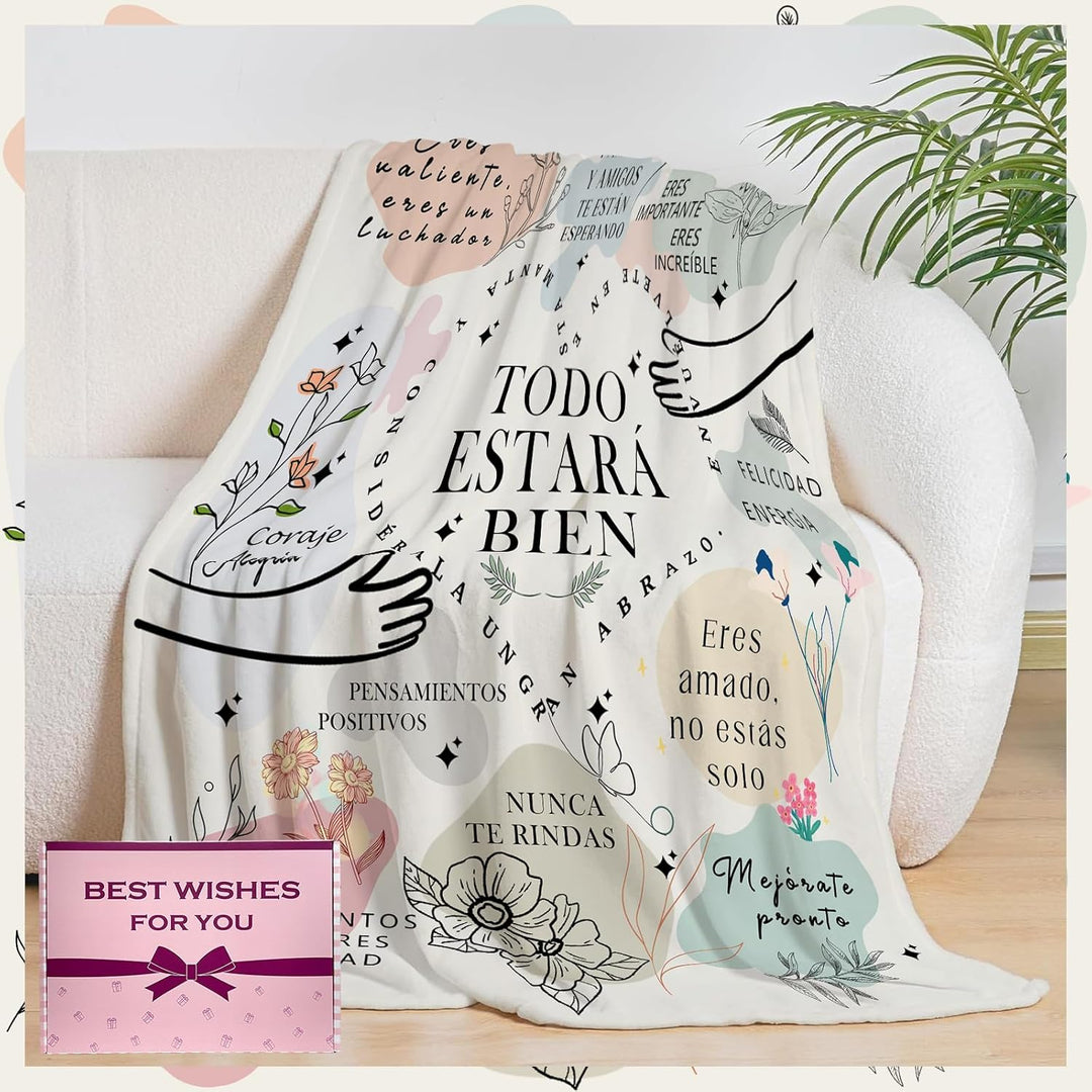 Geschenke für Frauen Männer, Gute Besserung Geschenke Decke, Aufmunterung Geschenke für Frauen Männe
