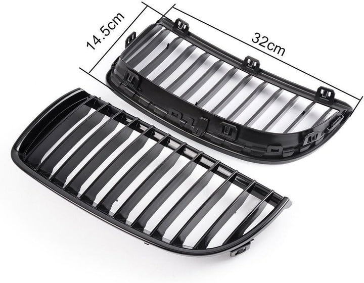 Schwarzer Frontnierengrillgrill für E90 E91 Limousine 2005-2008 4 Door, Schwarzer