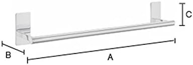 Smedbo "Pool" Single Handtuchhalter, silberfarben, 446 mm