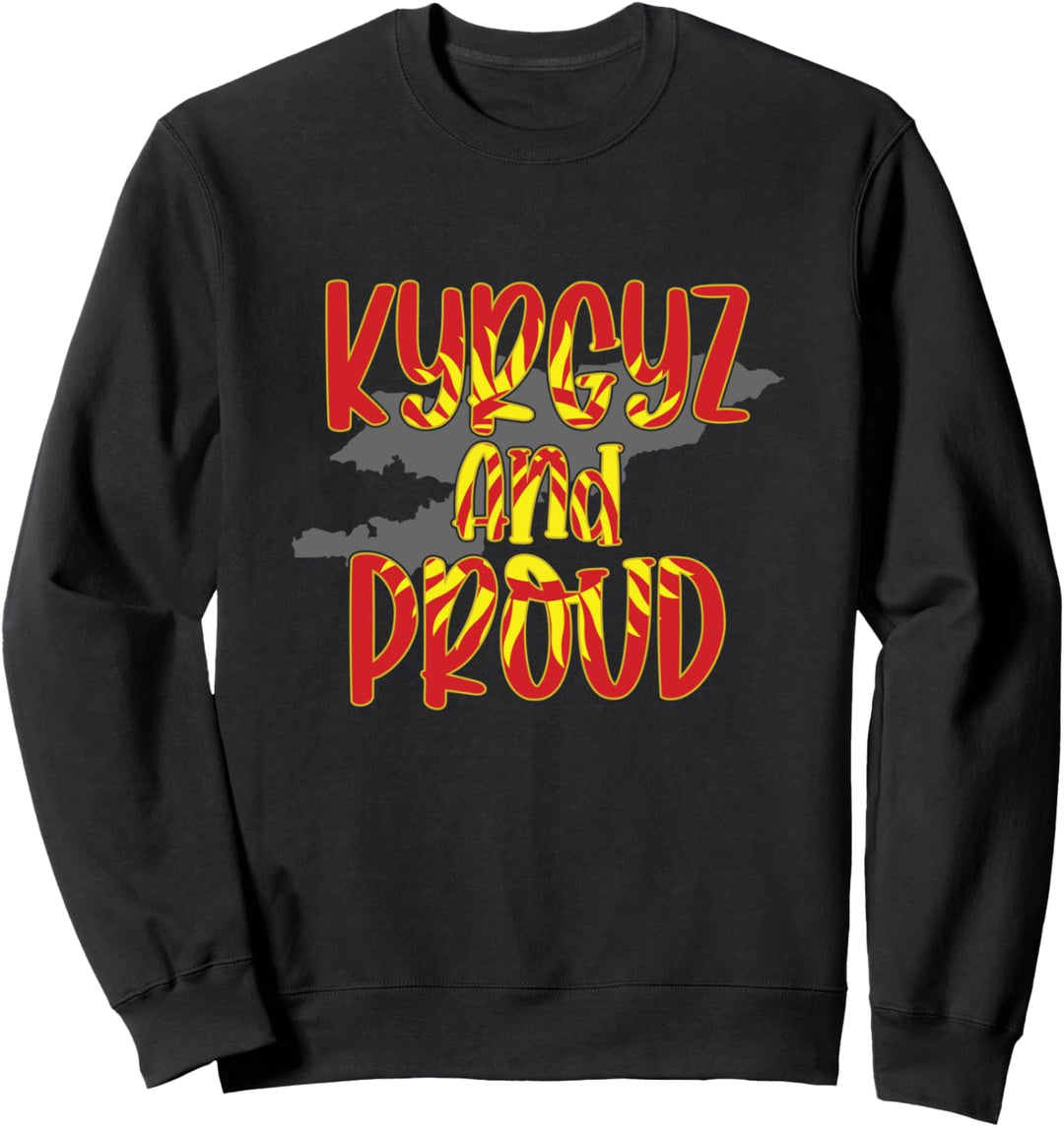 Kirgisisch und Stolz - Kirgisische Flagge Stolz Sweatshirt