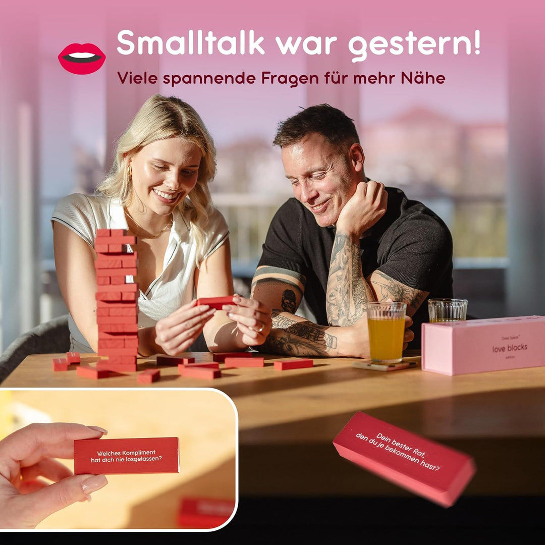 Love Blocks – Spiele für Paare zu zweit | Date Night Ideen | Paarzeit | Liebe | Couple | Pärchen Ges