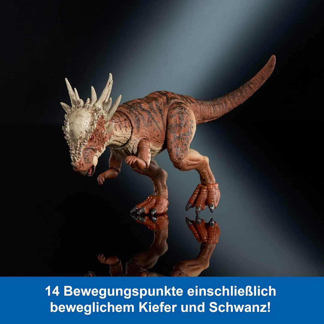 Mattel Jurassic World Hammond Collection mit Menschen- und Dinosaurier-Actionfigur, Atrociraptor Tig