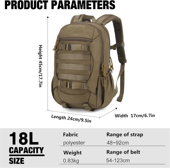 Mardingtop 18L/28L Rucksack Taktischer Trekkingrucksacke Rucksäck Outdoor Wanderrucksäcke für Campin