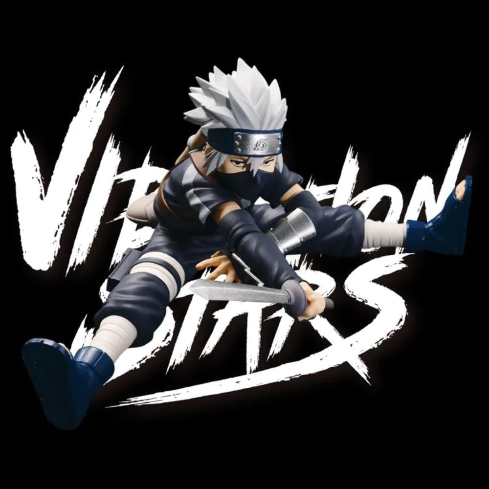 Banpresto Kakashi Hatake III Naruto Shippuden Vibration Stars 8 cm BP88461 Mehrfarbig