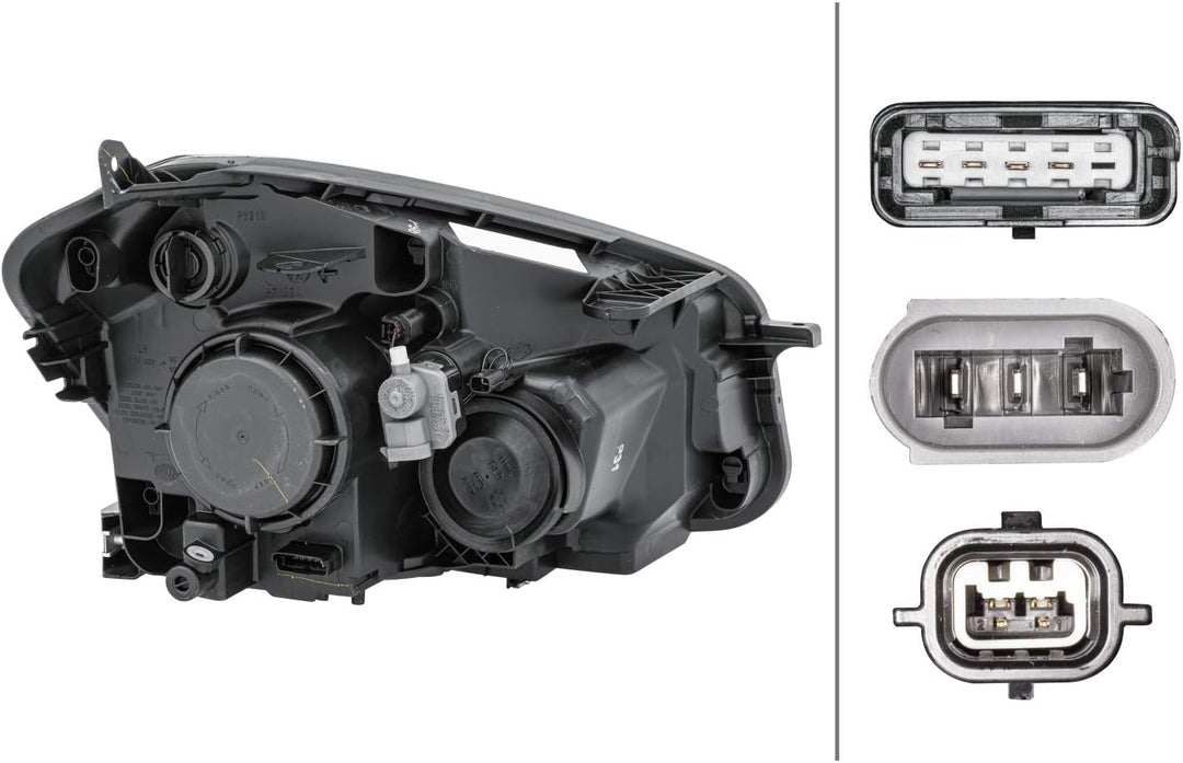 HELLA 1EL 010 335-051 DE/Halogen-Hauptscheinwerfer - links - für u.a. Nissan Qashqai I (J10, NJ10, J